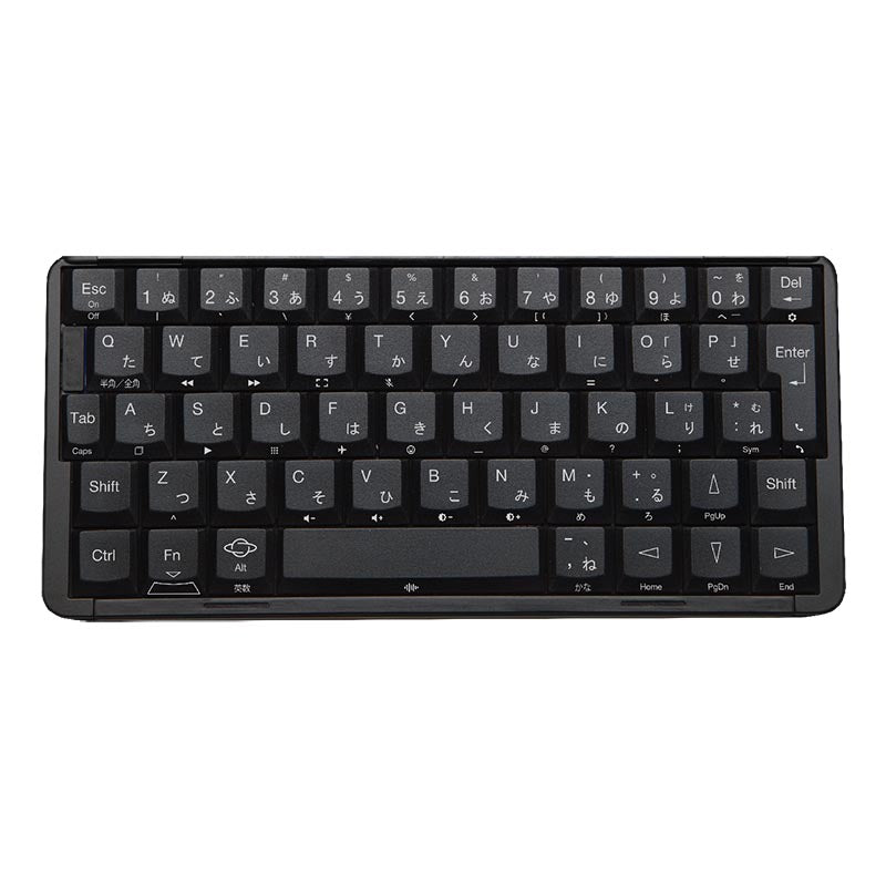 Japanese Kana plus QWERTY mechanical keyboard detail for Cosmo Communicator