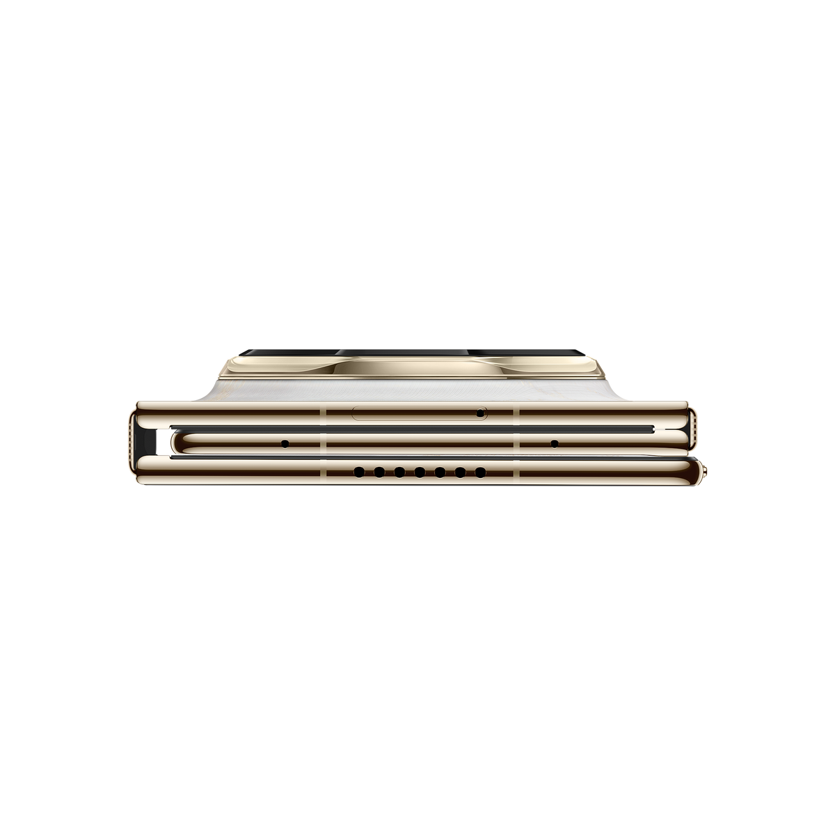 HUAWEI Mate XT 2 ULTIMATE DESIGN in Bright White — folded top edge