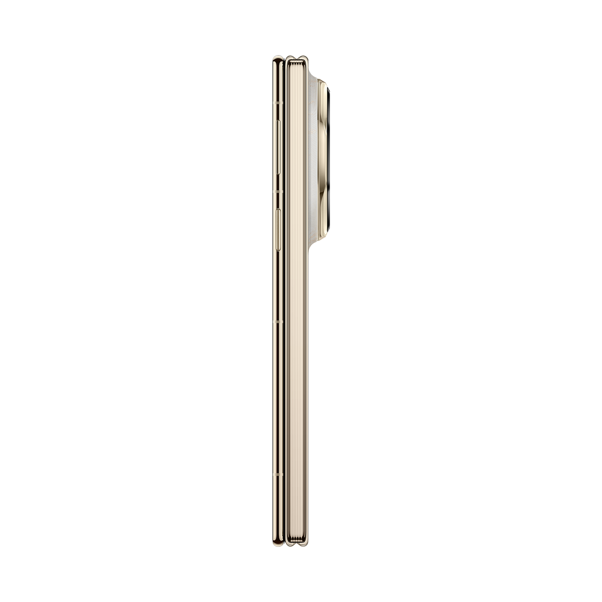 HUAWEI Mate XT 2 ULTIMATE DESIGN in Bright White — folded right edge