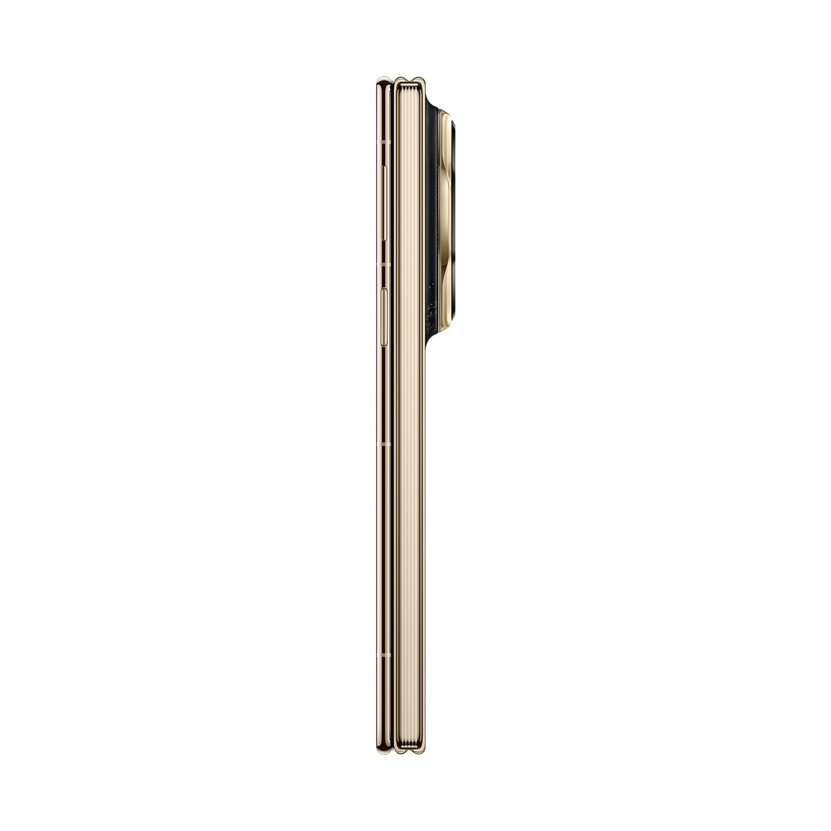 HUAWEI Mate XT 2 ULTIMATE DESIGN in Deep Black — folded right edge