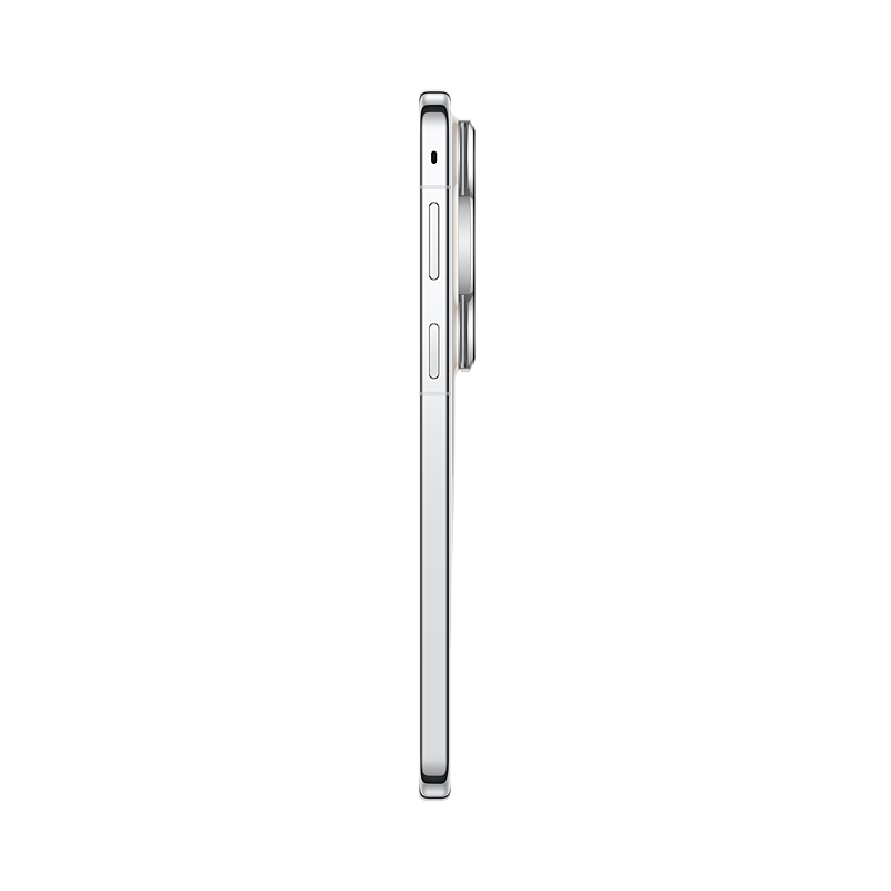 HUAWEI Mate 90 RS ULTIMATE DESIGN, Bright White, side profile with buttons