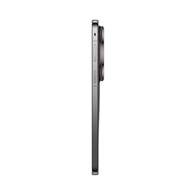 HUAWEI Mate 90 RS ULTIMATE DESIGN, Dark Black, side profile with buttons