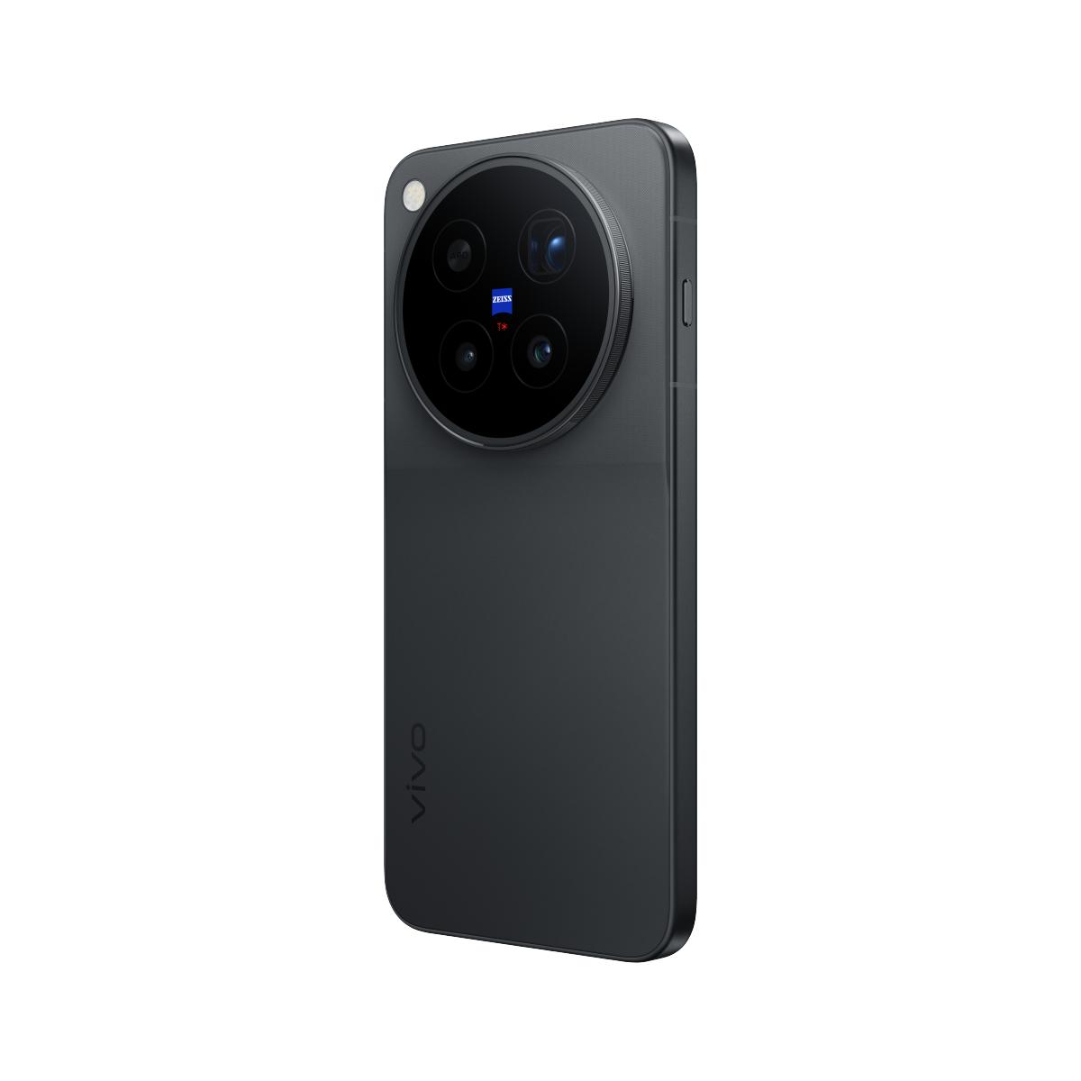 vivo X500 Pro Max in Black, rear angled view 2