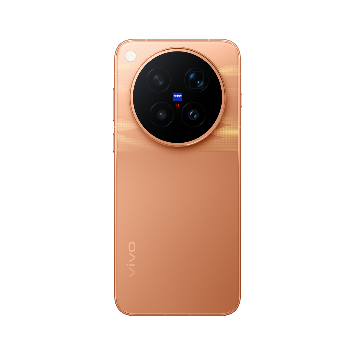 vivo X500 Pro Max in Orange, rear view