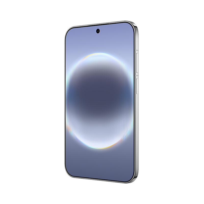 HUAWEI Pura X View in Linen Gray, front right angled view