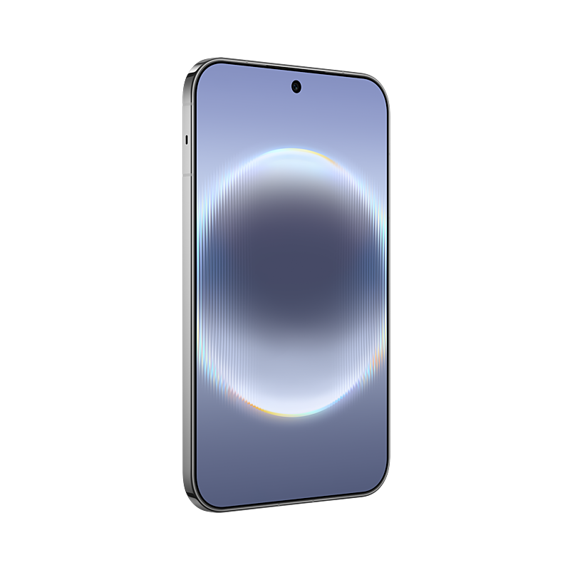 HUAWEI Pura X View in Linen Gray, front left angled view
