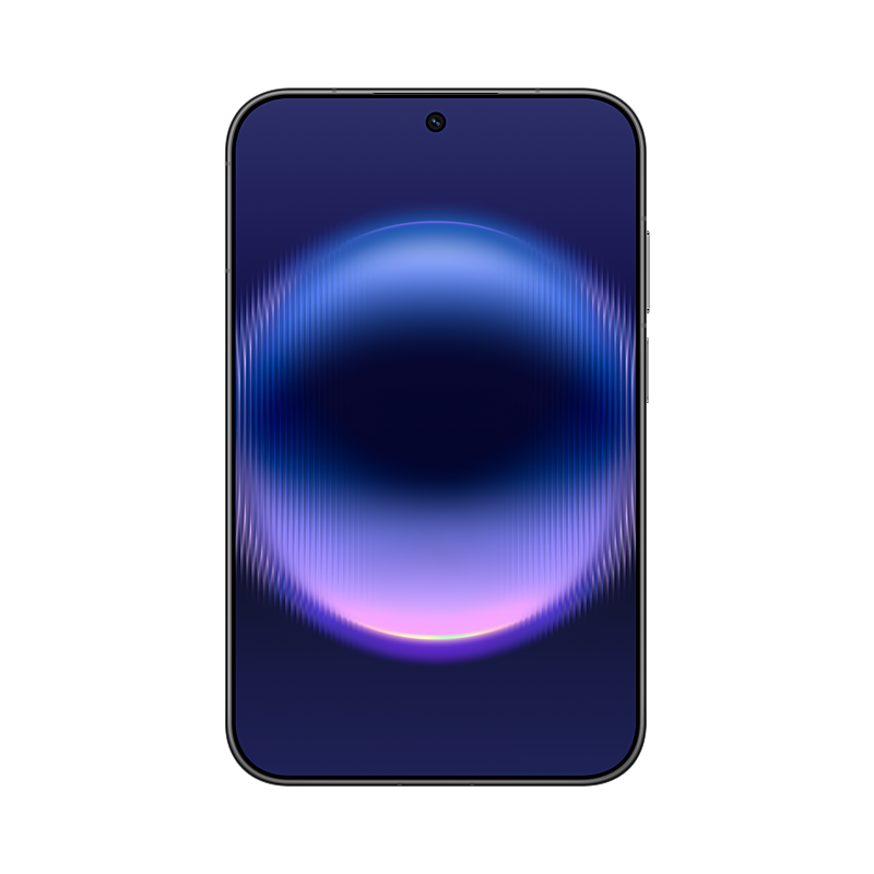 HUAWEI Pura X View in Phantom Black, front view