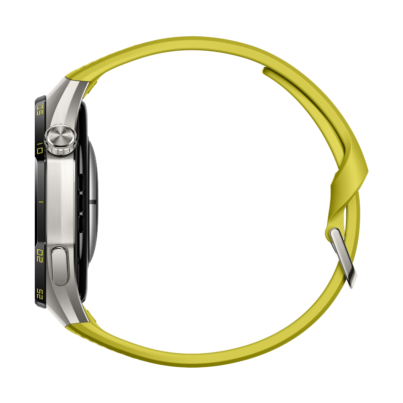 HUAWEI WATCH GT 7 Pro 46mm Yellow EasyCross strap, left side view