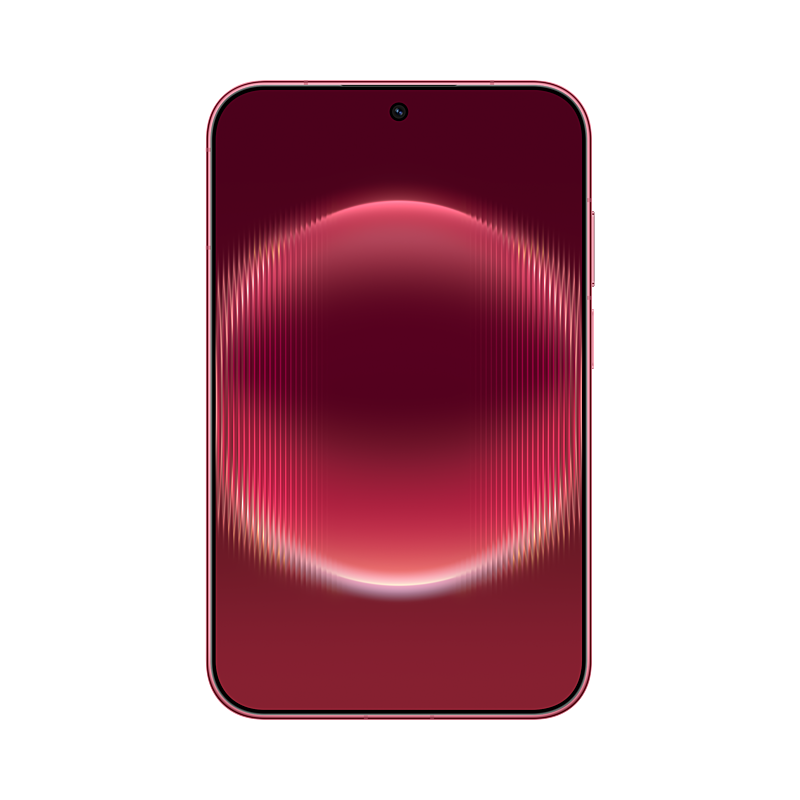 HUAWEI Pura X View in Vivid Red, front view