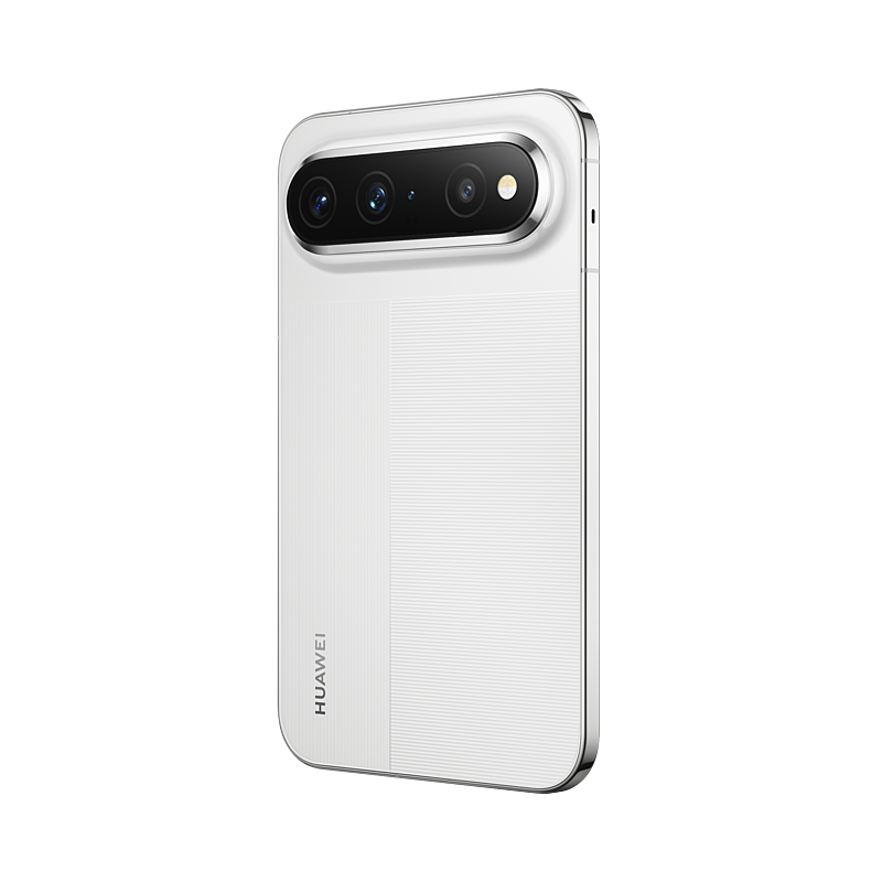 HUAWEI Pura X View in Zero White, rear left angled view