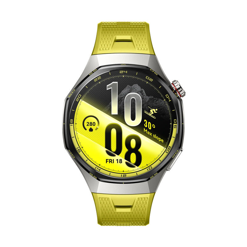 HUAWEI WATCH GT 7 Pro 46mm Yellow EasyCross strap, front view