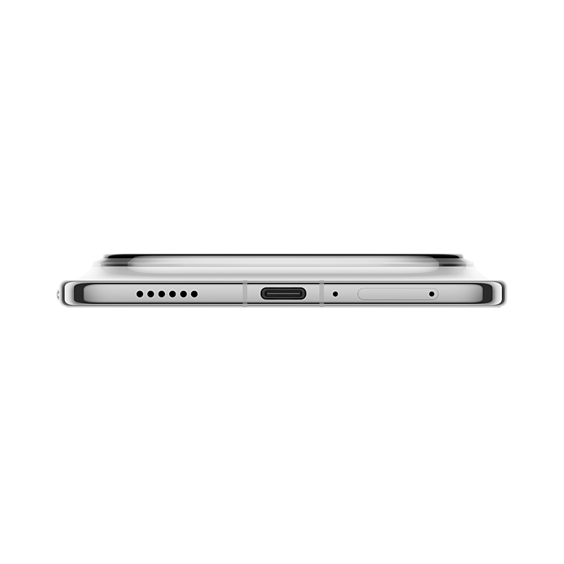 HUAWEI Pura X View in Zero White, bottom edge view