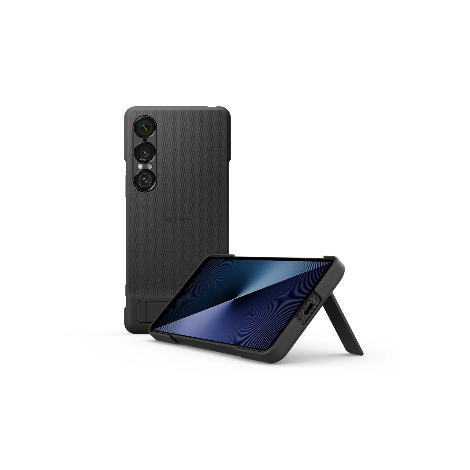 Sony Xperia 1 VII Case with Stand (XQZ-CBFS) - Slate Black