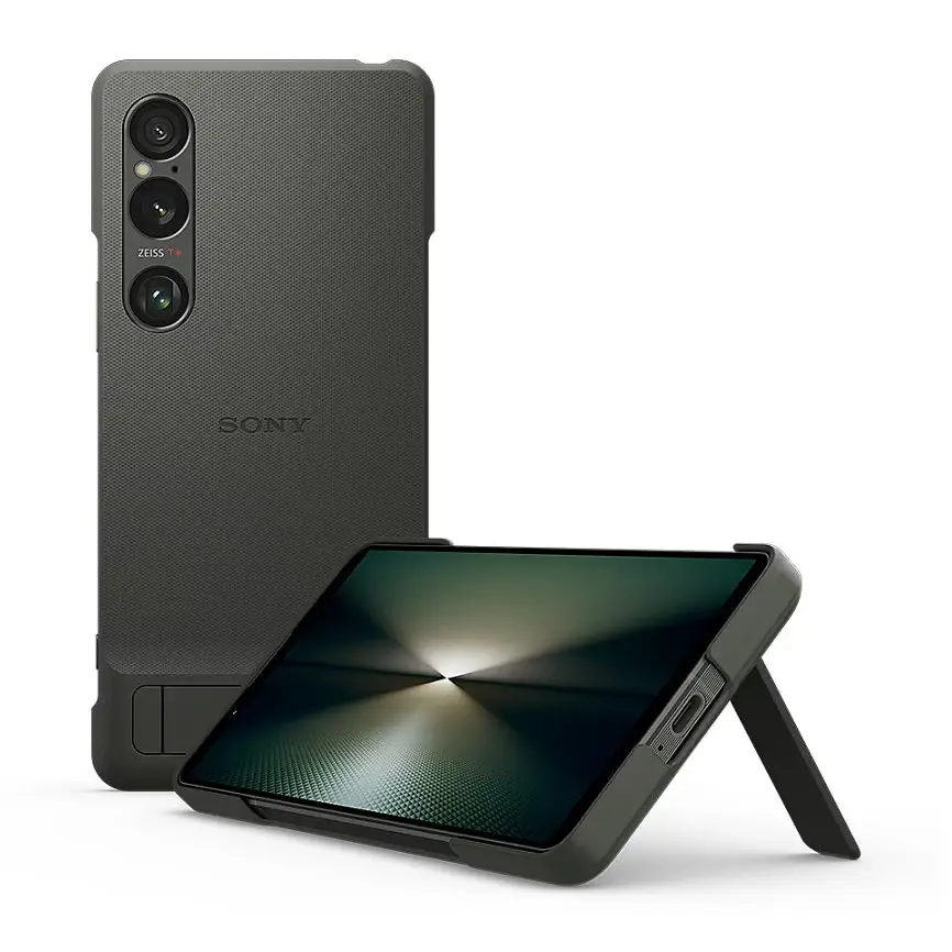 Sony Xperia 1 VI Case with Stand - Khaki Green