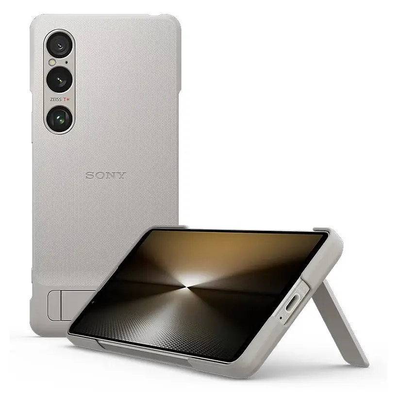 Sony Xperia 1 VI Case with Stand - Platinum Gray