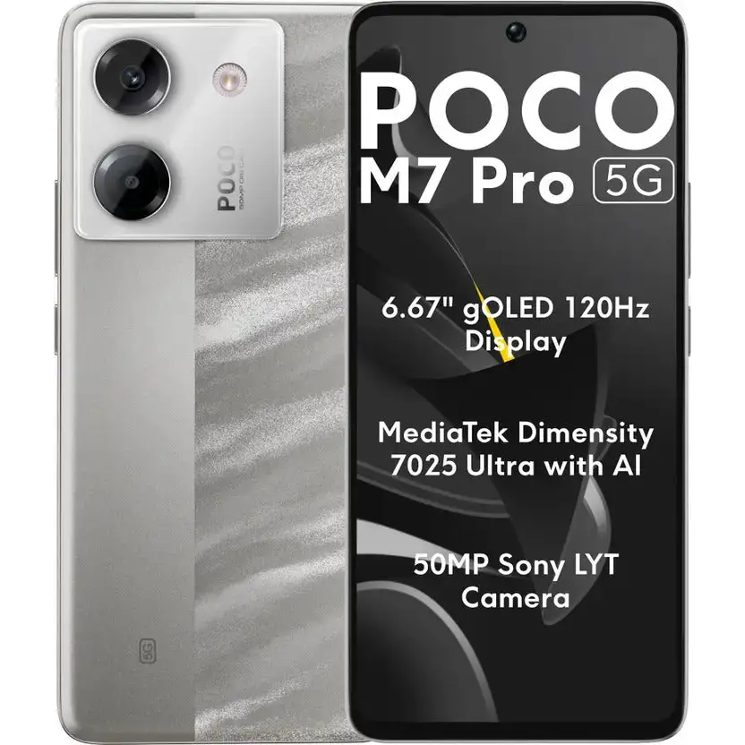 Xiaomi POCO M7 Pro Dual SIM, 8GB/256GB - Silver (Global) image 1