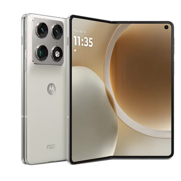 Motorola Razr Fold Dual SIM, 12GB/256GB - Pantone Lily White (Global)