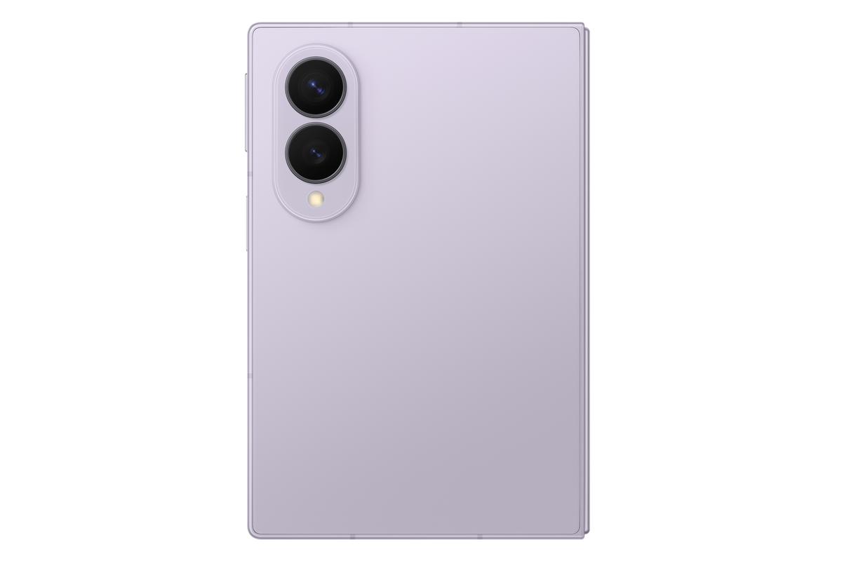 Samsung Galaxy Z Fold8 Lavender rear view