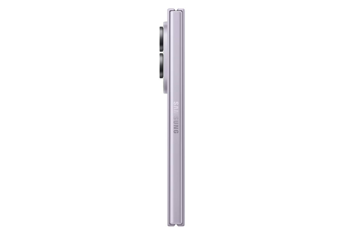Samsung Galaxy Z Fold8 Lavender side view