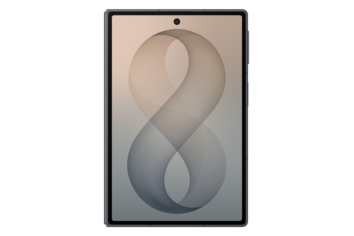 Samsung Galaxy Z Fold8 Graphite cover-screen view