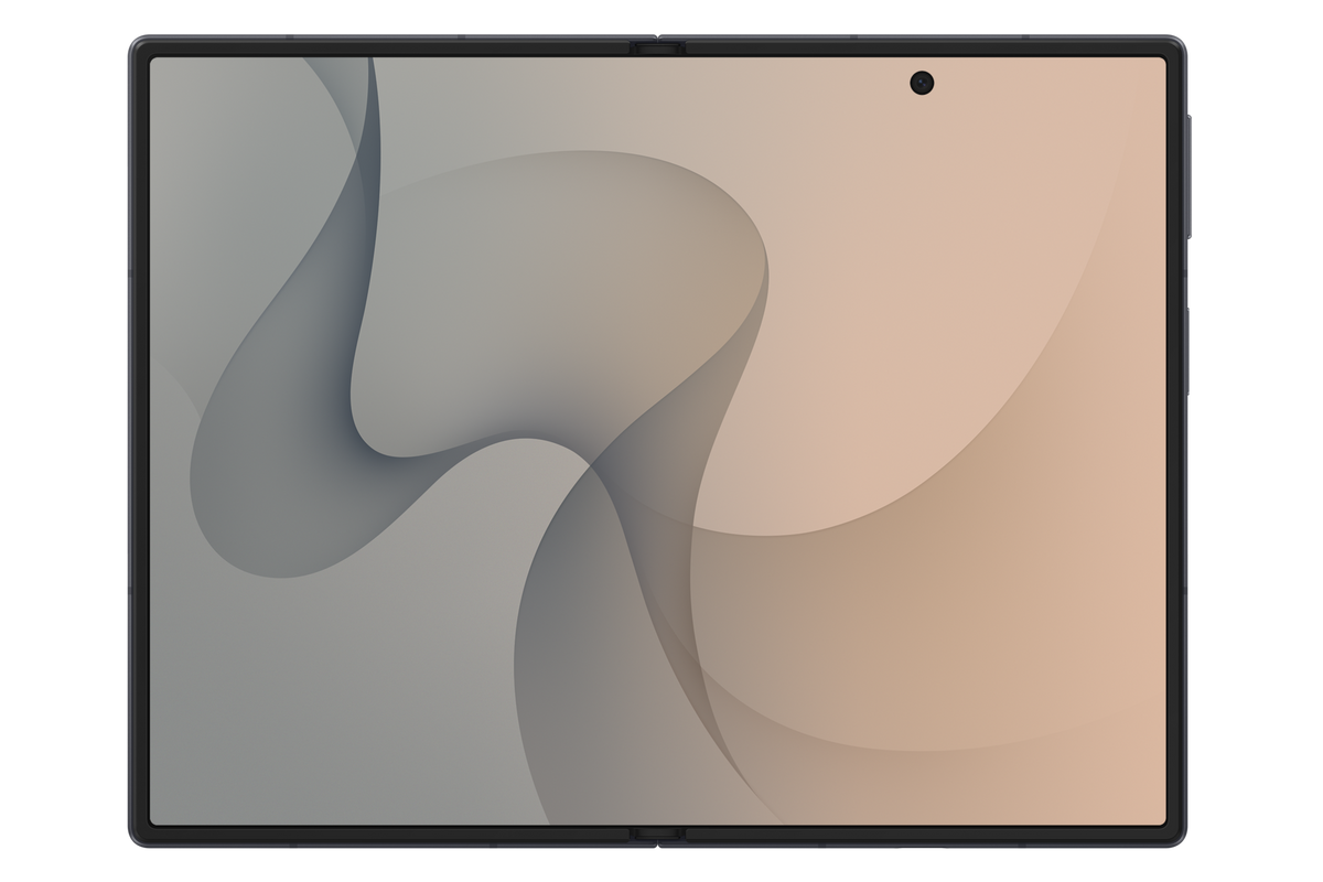 Samsung Galaxy Z Fold8 Graphite unfolded main-display view