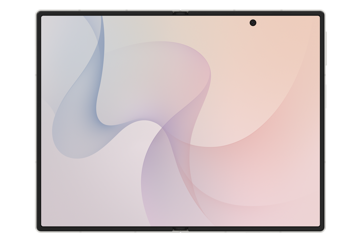 Samsung Galaxy Z Fold8 Cream unfolded main-display view