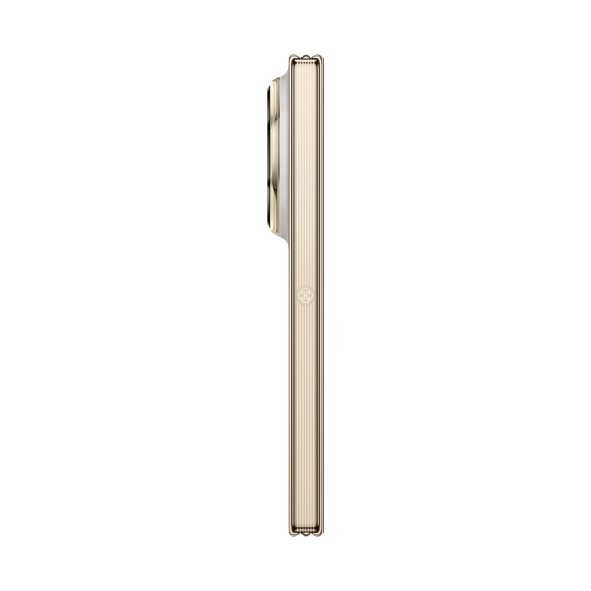 HUAWEI Mate XT 2 ULTIMATE DESIGN in Bright White — folded left edge