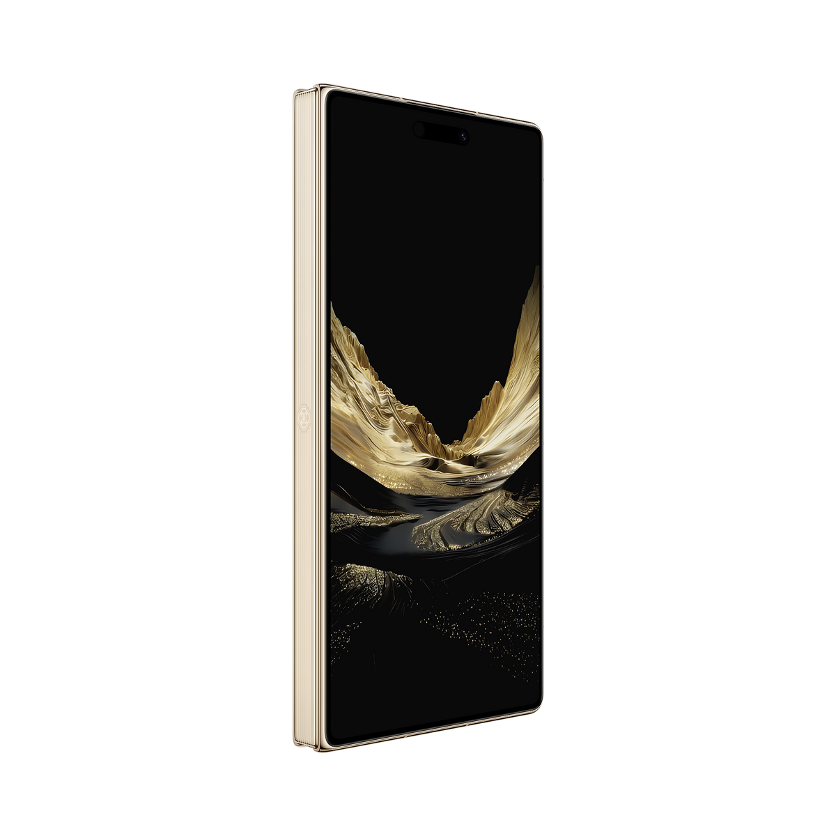 HUAWEI Mate XT 2 ULTIMATE DESIGN in Bright White — folded angled front
