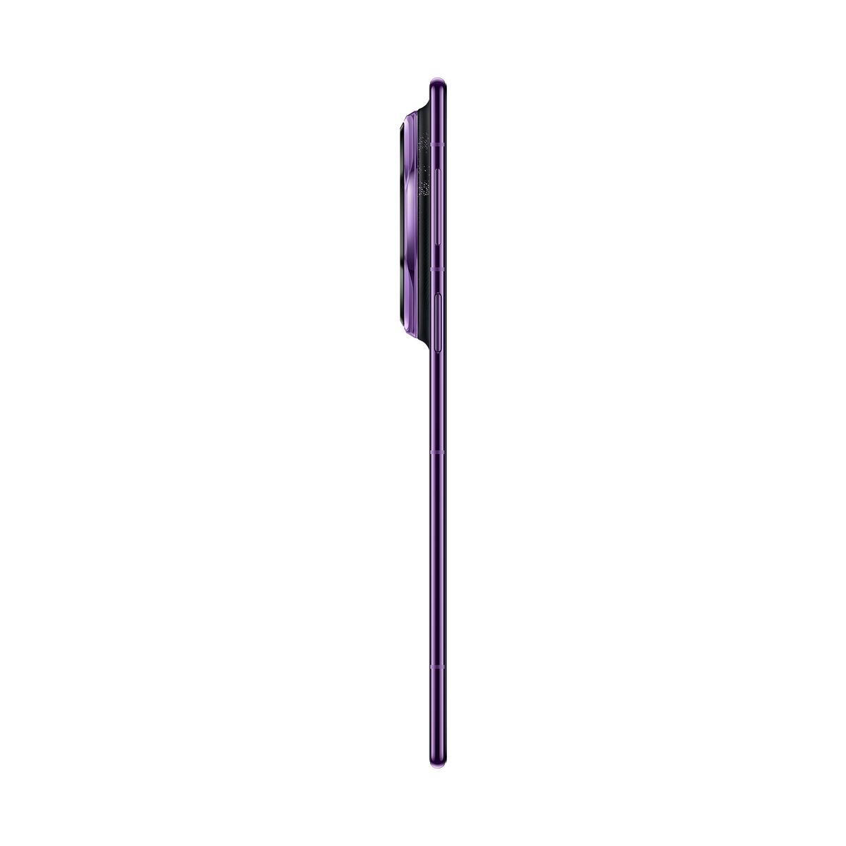 HUAWEI Mate XT 2 ULTIMATE DESIGN in Brocade Purple — unfolded left edge