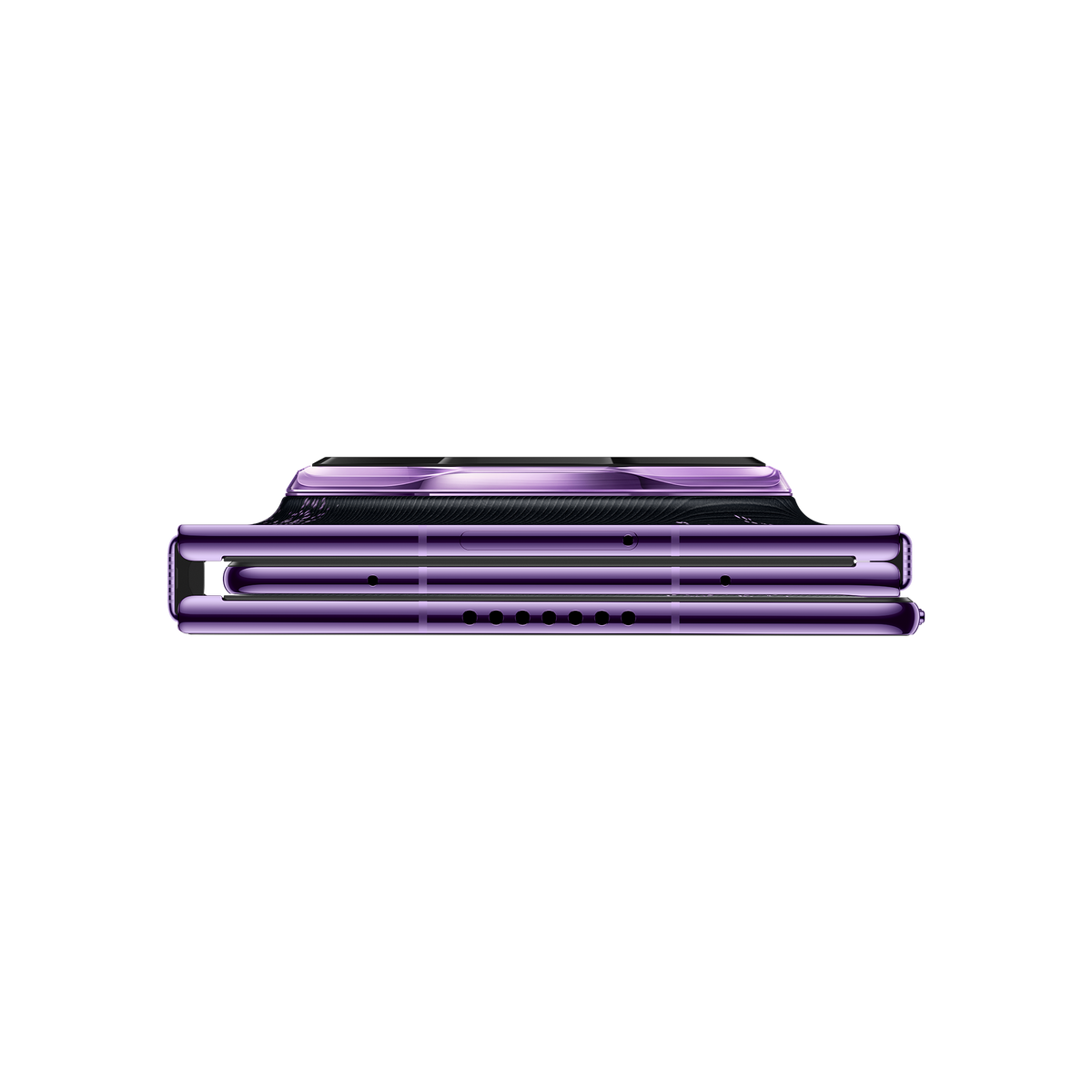 HUAWEI Mate XT 2 ULTIMATE DESIGN in Brocade Purple — folded top edge