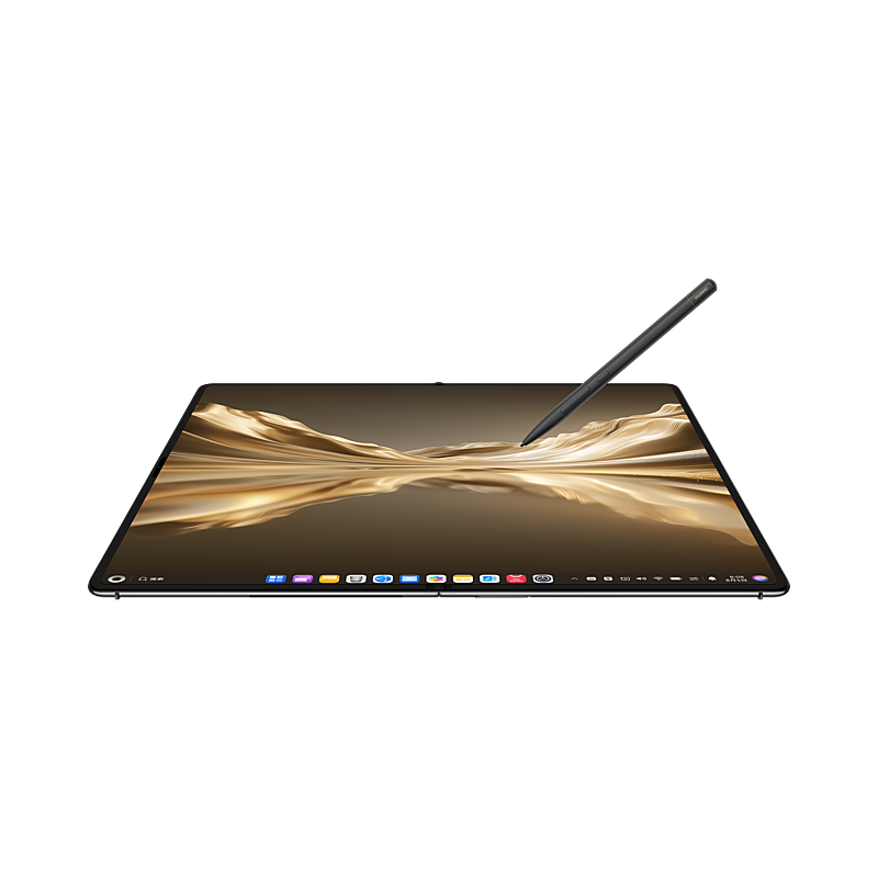 HUAWEI MateBook Fold Kirin X90 Plus Phantom Black, flat display with stylus