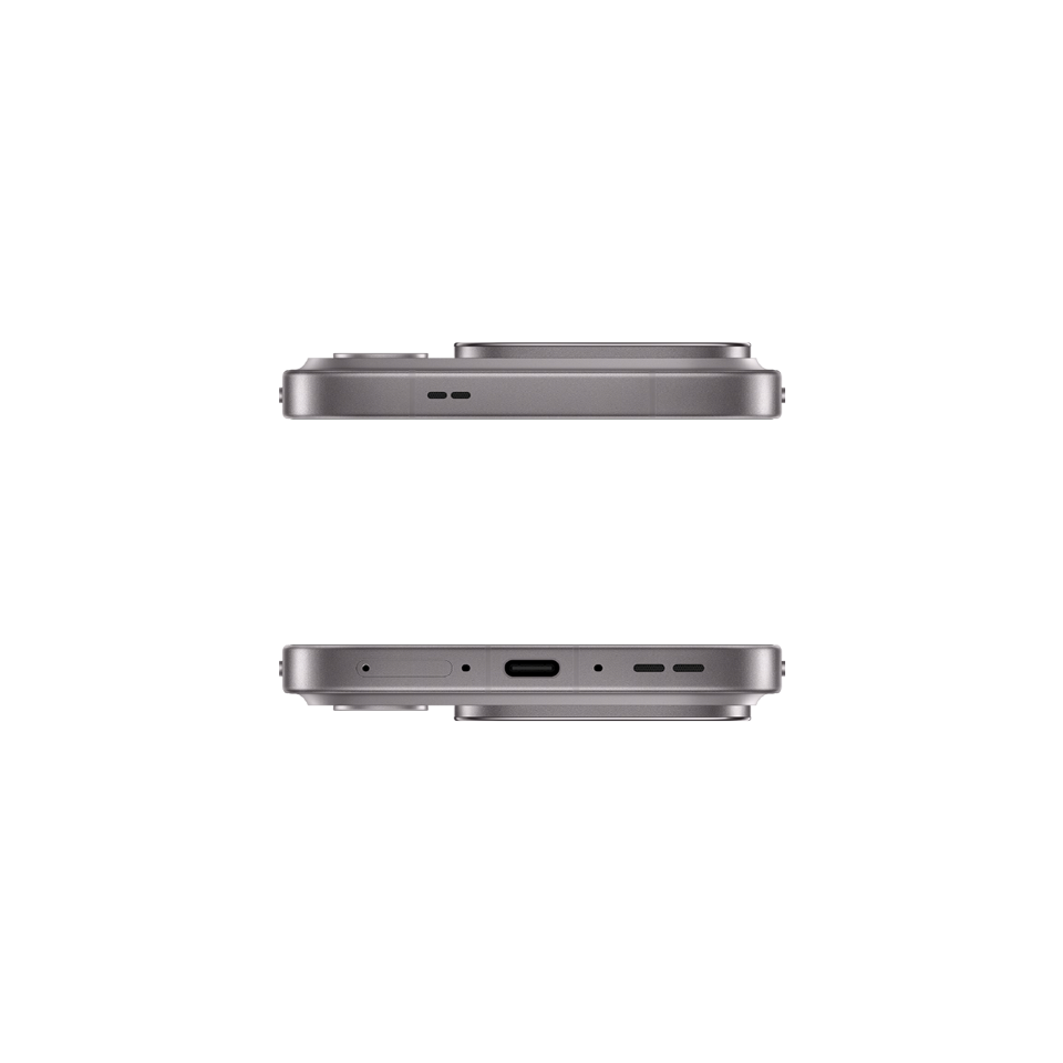 OPPO Find X10 Pro Max Titanium Grey - top and bottom views