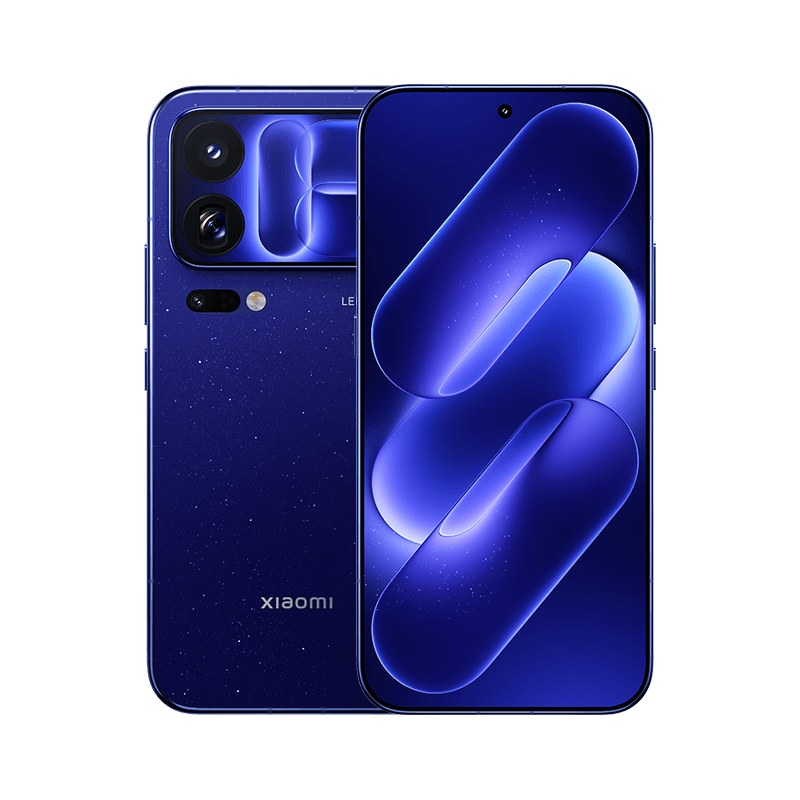 Xiaomi 18 Pro Max Galaxy Blue, front and rear view